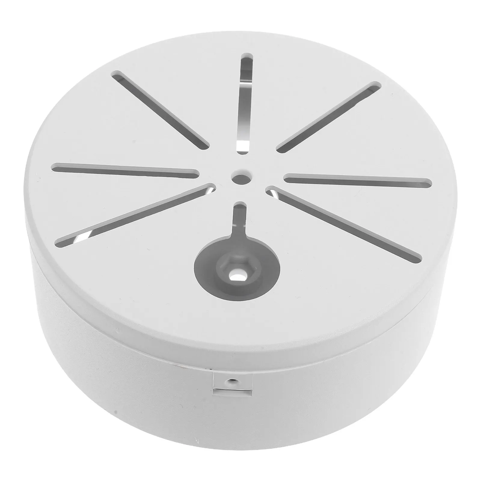 Heavy-Duty Plastic Dome Camera Mount Bracket Universal Ceiling Wall Mount with Cable Hide Enclosure Security Camera Support Base