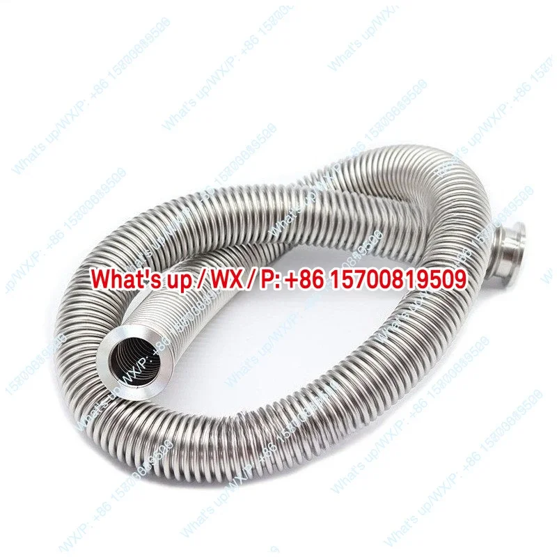KF25 high vacuum bellows 304 stainless steel bendable non-retractable tube quick-loading vacuum tube