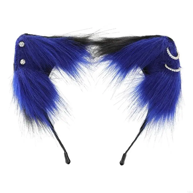 

N5KB Ears Headband Masquerade Halloween Kitten Cosplay Party Costume