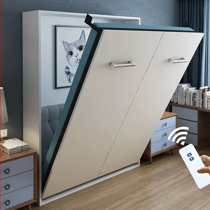 Electric invisible bed Wall  Hardware accessories Folding Automatic desk Hidden Positive rollover Murphy