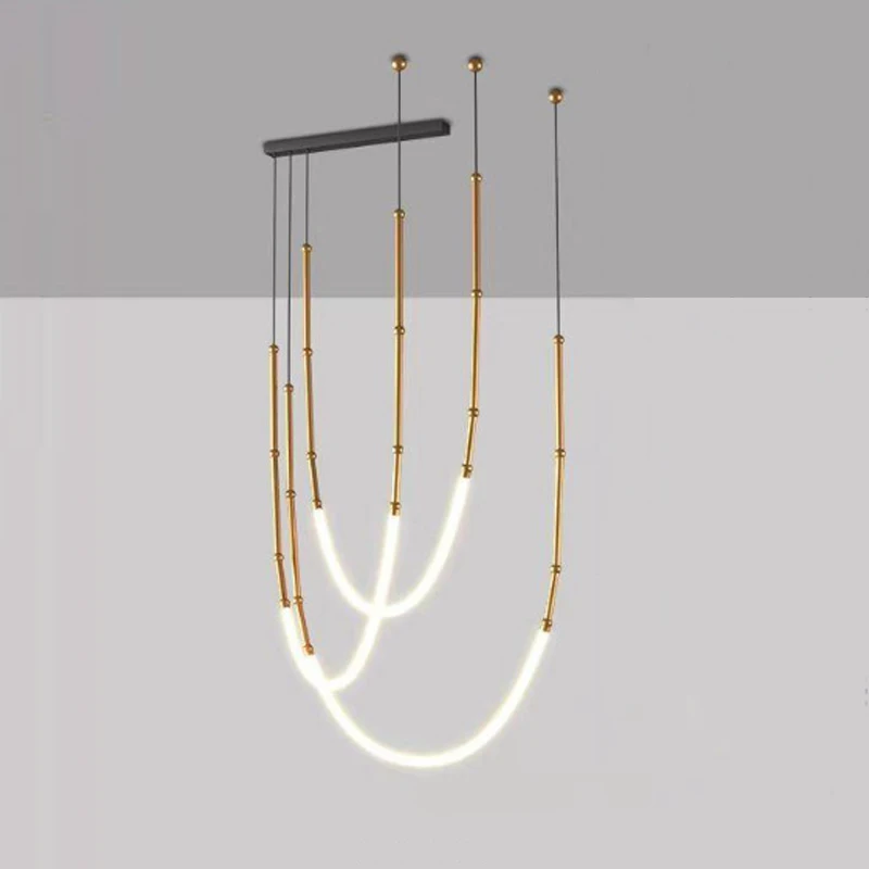 

Italian Luxury Style Atmospheric Chandeliers for Living Room Hall Dining Room Villa Exhibition Staircase Showroom Pendant Lights