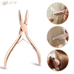 ARLANY Micro Link Pliers for Sewing Weft Extensions Feather Hair Extension Pliers for Micro Beads Nano Rings Copper Tubes Beads