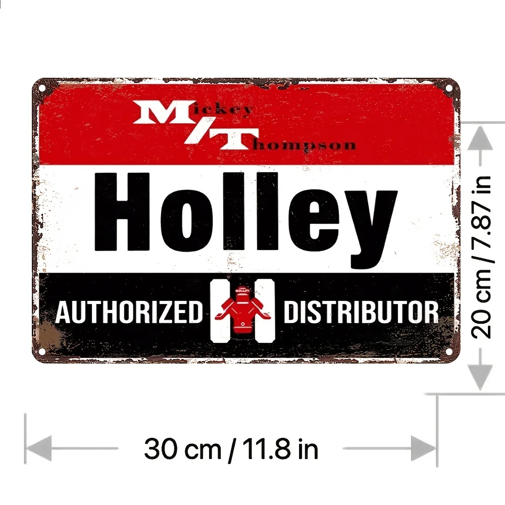 Panneau métallique vintage, distributeur agréé Thompson Holley, art mural en aluminium imprimé UV, décoration intérieure/extérieure pour la maison, le bureau