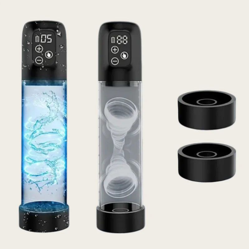 Automatic Penis Enlarger Vacuum Pump 5 Suction Levels Male Masturbator Exerciser Intimate Toy for Men Adult Enhancement 18+