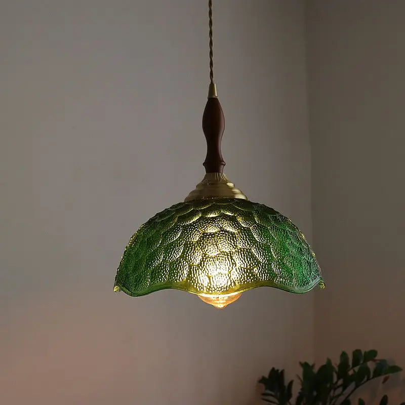 

Nordic Japanese retro glass chandelier creative restaurant bar counter foyer corridor homestay bay window dining table light