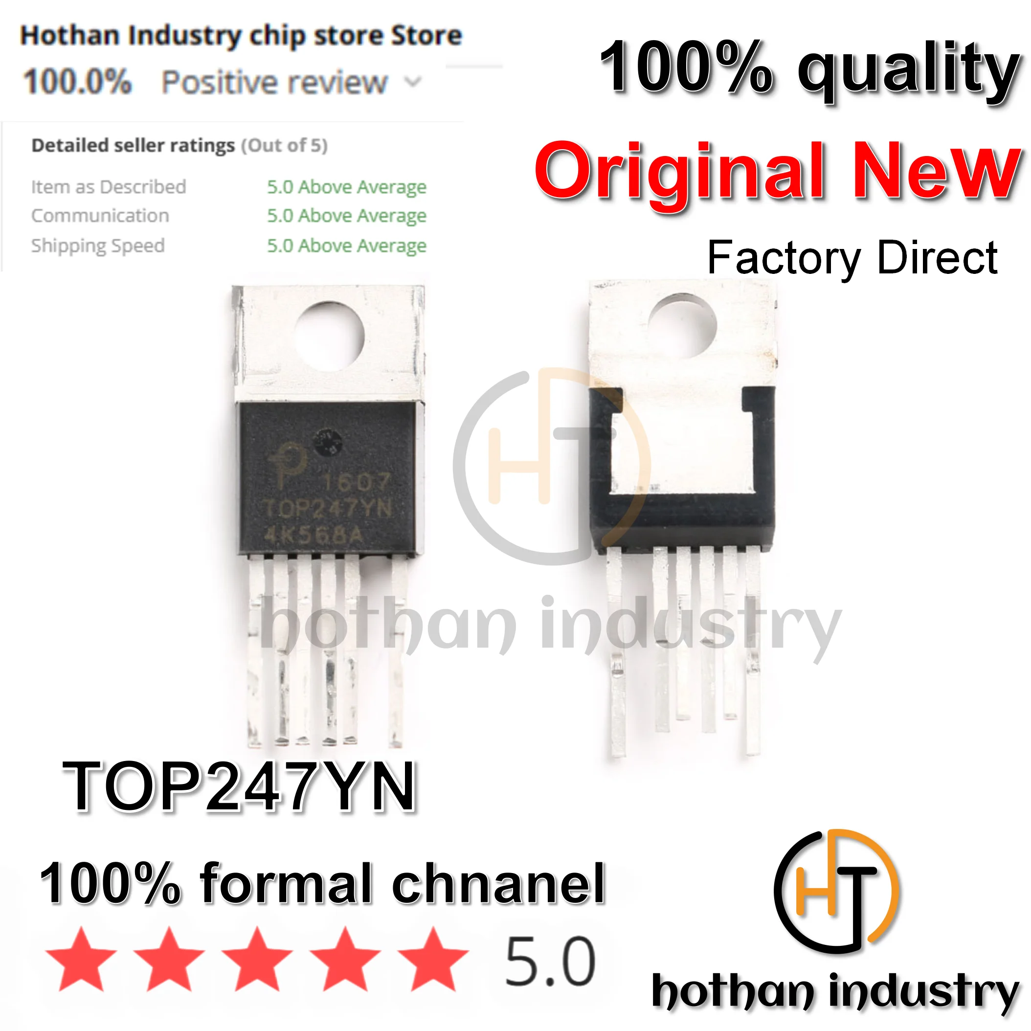 【1-10pcs】100% Original TOP247YN   7YN 247YN   High Quality  New AC/DC Converters 128 W 85-265 VAC 165 W 230 VAC