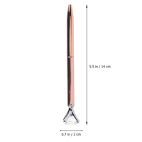 9pcs Nail Art Brush Set Pull Color Painting Flower Tool Rose Gold Golden Manicure Pens Crystal DIY Tools Salon Use