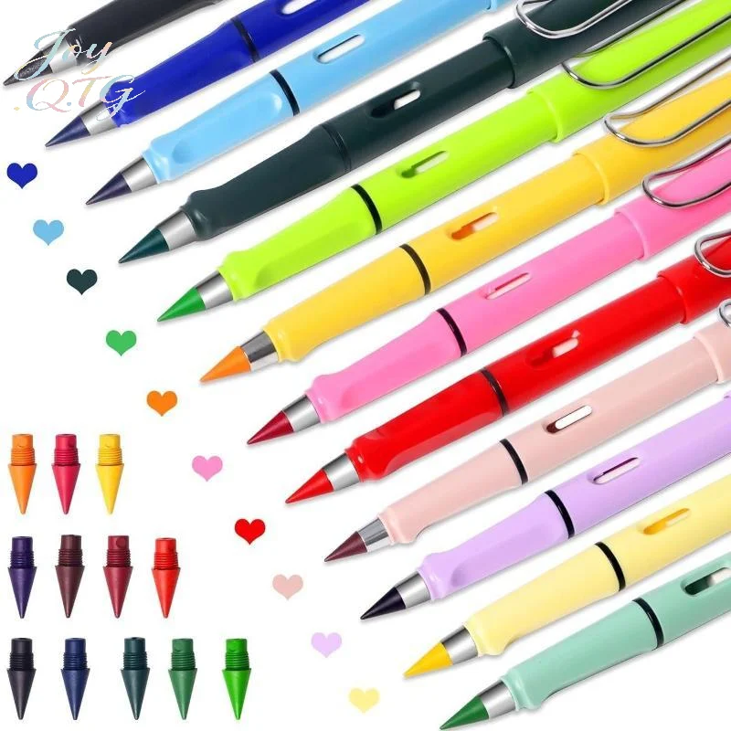 Hot Sale 1PCS Pastel Everlasting Pencils No Sharpening Erasable Unbreakable Tip For School Writing Drawing Use Wear-Resistant