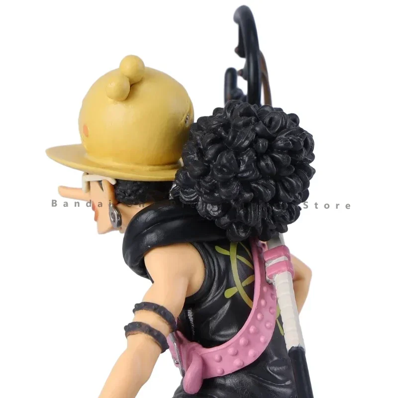 Bandai BANPRESTO DXF asli dalam stok asli satu bagian figur aksi Usopp merah mainan animasi hadiah Model kolektor Anime hobi asli