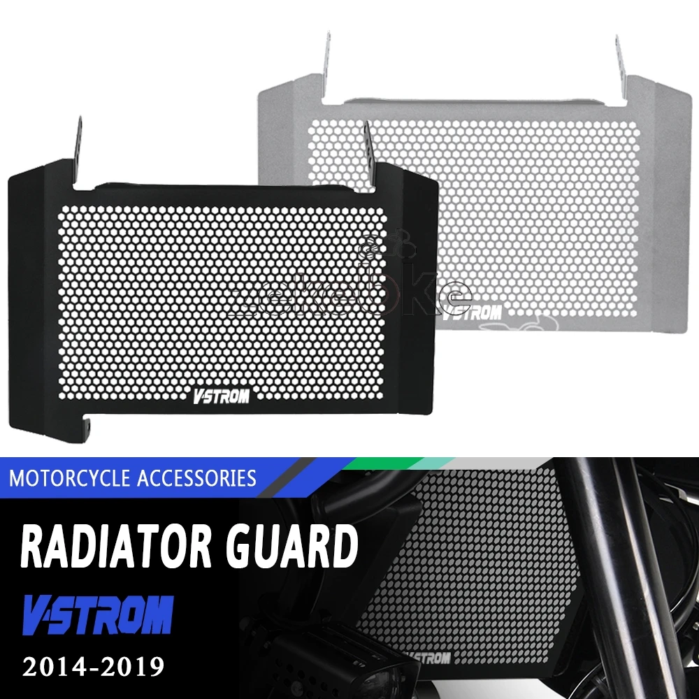 For SUZUKI V-STROM DL1000 VStrom DL 1000 V Strom 2014 2015 2016 2017 2018 2019 Motorcycle Radiator Grille Guard Cover Protector