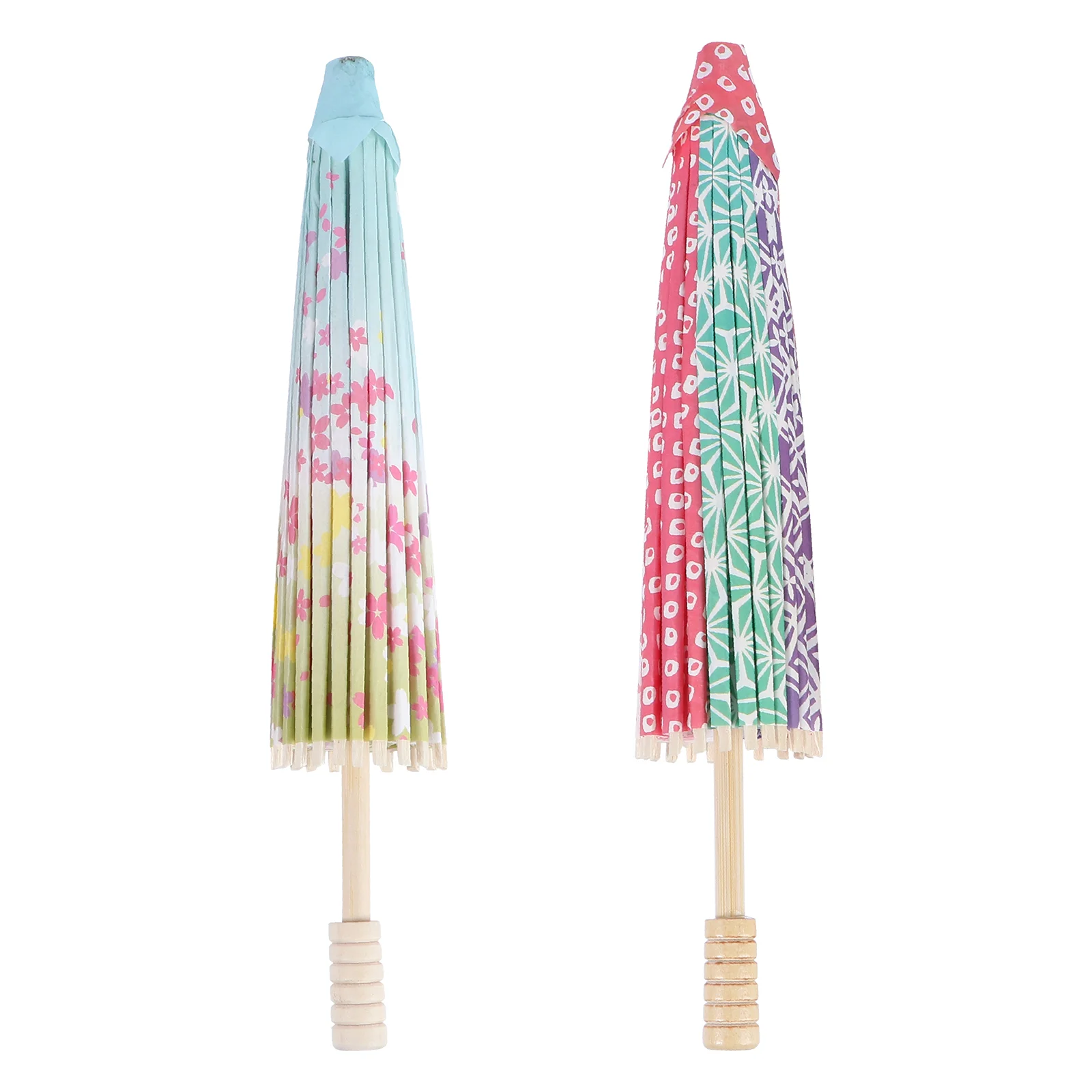

2 Pcs Creative Umbrella Paper Chinese Holiday Decor Wedding Photo Japanese Style Child