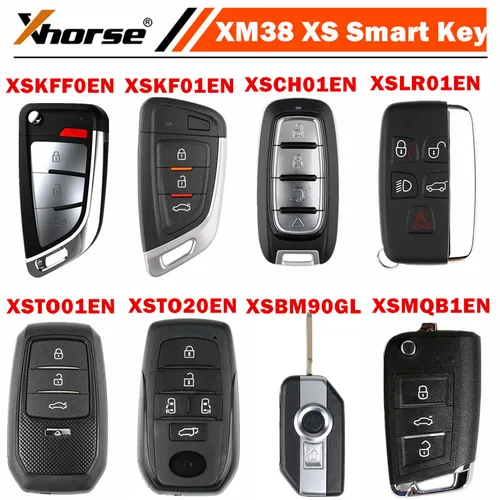 Llave inteligente XHORSE XM38 serie XS XSKFF0EN XSCH01EN XSLR01EN XSKF01EN para Chrysler/Land Rover XSBM90GL XSTO20EN XSMQB1EN XSTO01EN