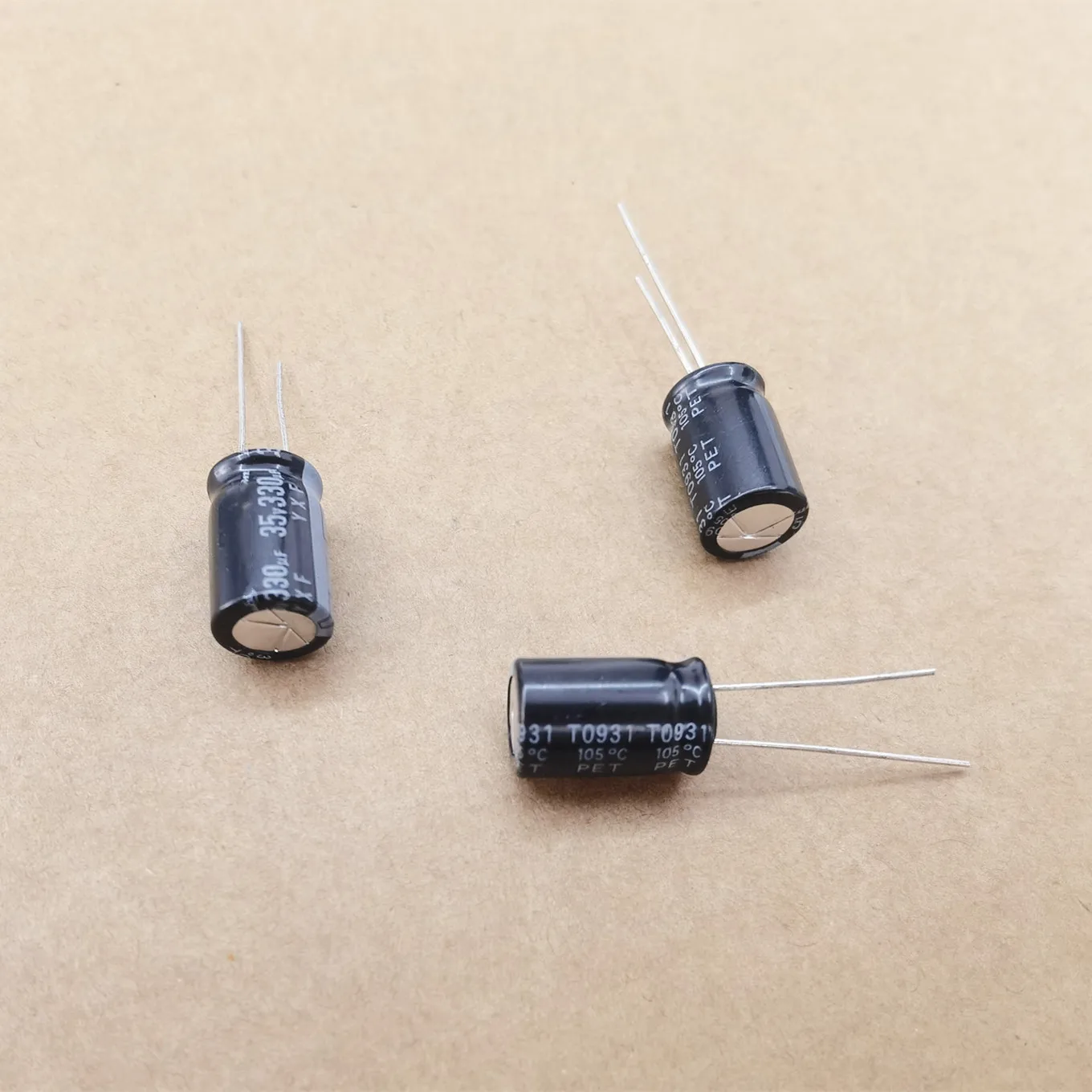 Original New 100% Aluminum Electrolytic Capacitor 35v330uf 10X16MM YXF Series Long Life (Inductor)