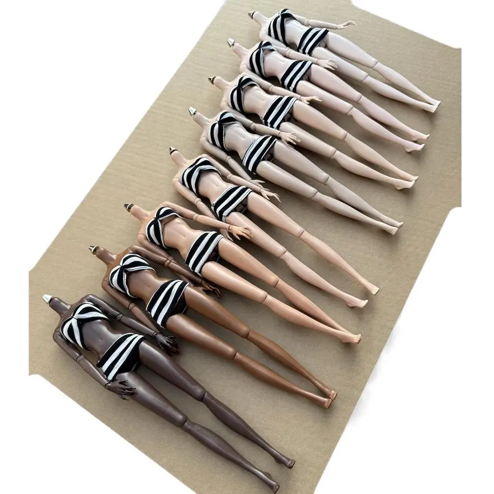 

Оригинальное тело куклы LULY, версия 2022 года, 8 оттенков кожи, высокое качество, большая грудь, 29 см, 1/6, сменное тело для голов кукол Barbi/FR/IT