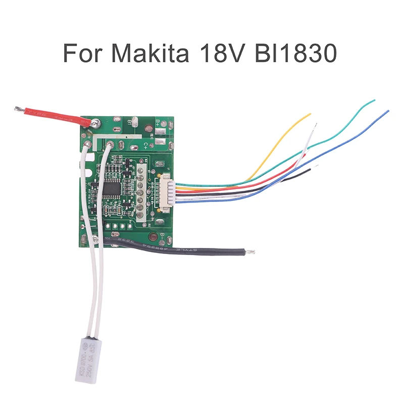 Płytka PCB/LED 18V dla Makita Bl1830 Bl1840 Bl1850 pokrywa baterii litowej elektronarzędzia