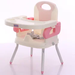 Children's dining chair multifunctional baby chair backrest chair portable eating seat foldable baby table small stools