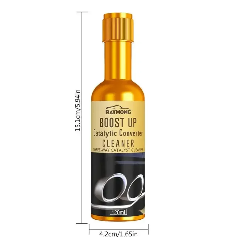 Nettoyeur de système de carburant 120ml, nettoyeur de convertisseur catalytique, accélérateurs de moteur, additif de système de carburant pour le nettoyage de moteur de voiture Diesel