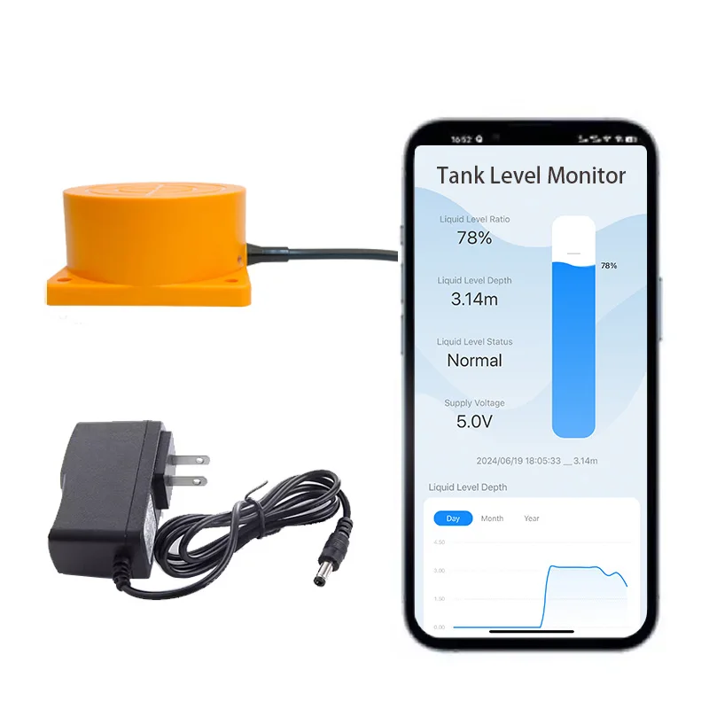 Alarme Tuya sans fil en temps réel, capteur de niveau d'huile et d'eau précieuse diesel, détecteur à ultrasons, indicateur de liquide, moniteur Moray, Wifi