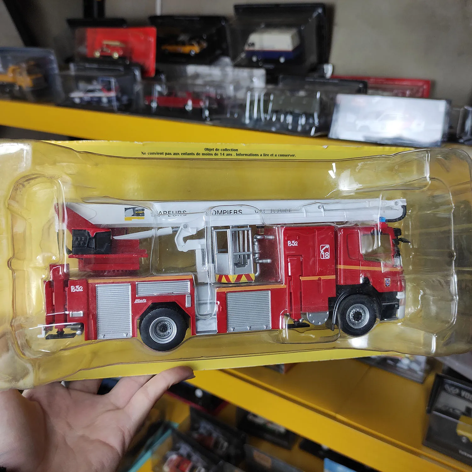 Diecast 1:43 Scale Scania Fire-fighting Alloy Car Model