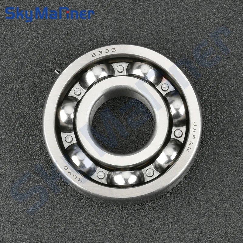 

9603-3-6305 Ball Bearing For Tohatsu Outboard Motor 2 Stroke 9.9HP 15HP 18HP Crankshaft Size 25x62x17 3C8-00114-0 3C8-00114