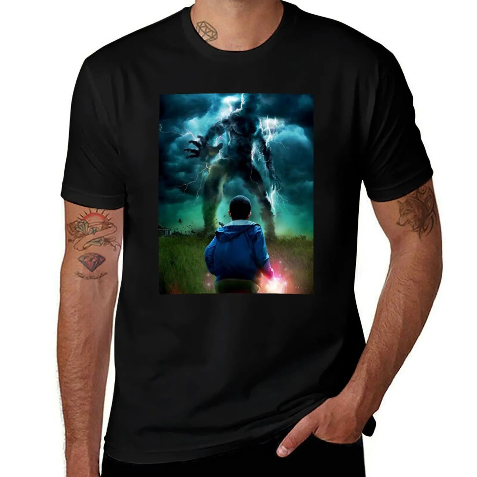 

Raising Dion Season 2 Storm Man Netflix T-Shirt oversized hippie clothes rapper graphic tees fitted t shirts for men