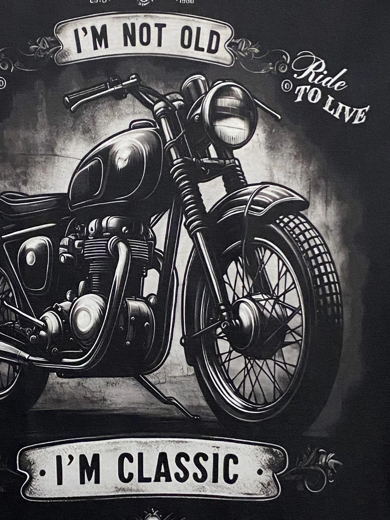 Motorcycle T-shirt Men 3D Print Short Sleeve Vintage Classics TShirt For Mens Street Ride Biker Shirts Tops Oversized Tee Shirt