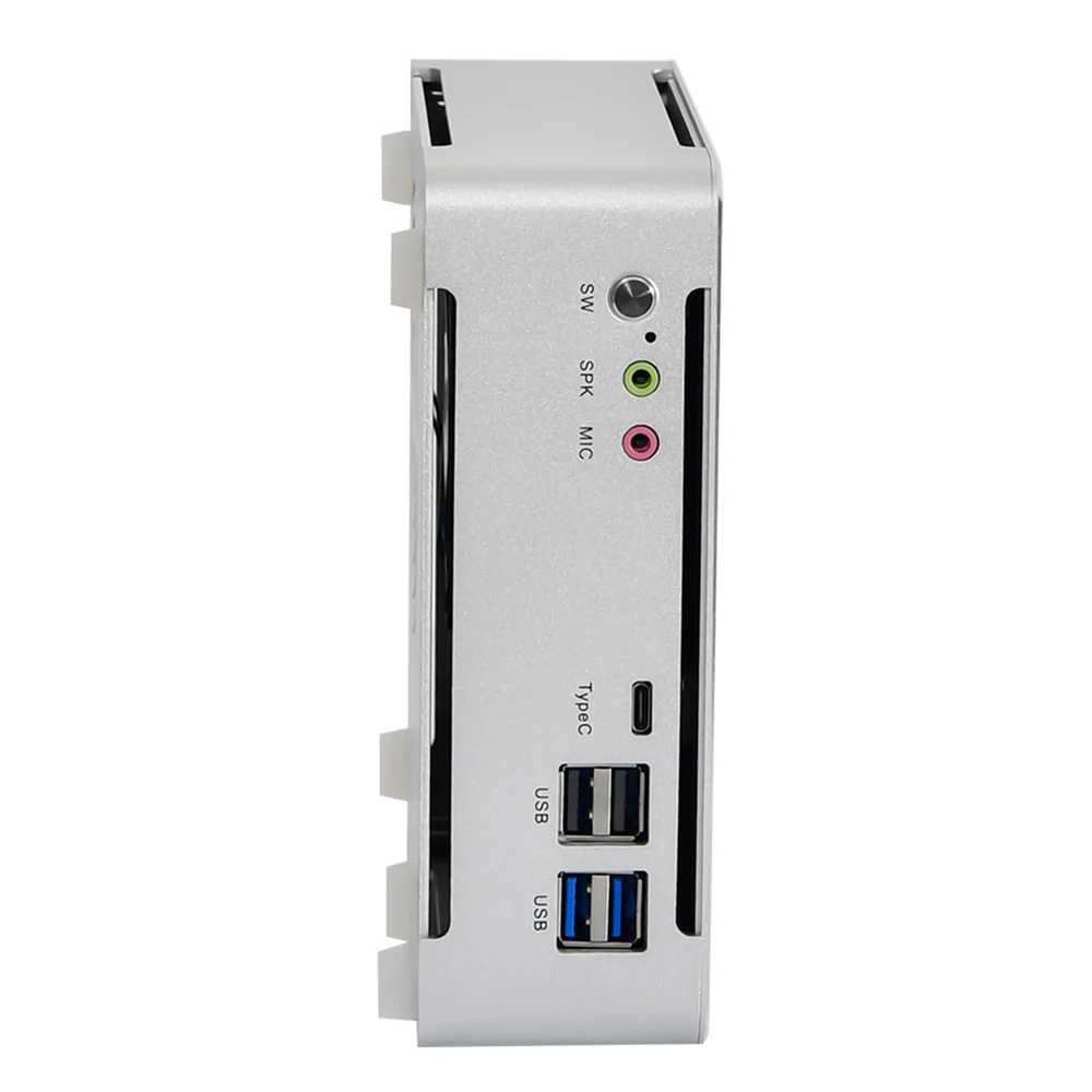 HUNSN 4K Mini PC, Desktop Computer, Server, I7 13620H 1355U, BM21, Windows 11/Linux Ubuntu, WiFi, BT, DP1.4a, HD, 6USB3.0, Type-C, Slimme ventilator