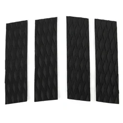 4 pcs Ultralight EVA Groove Surfboard Skimboard Traction Pad Tail Pads Surf Deck Bar Grips Surfboard Anti-slip Foot Pads