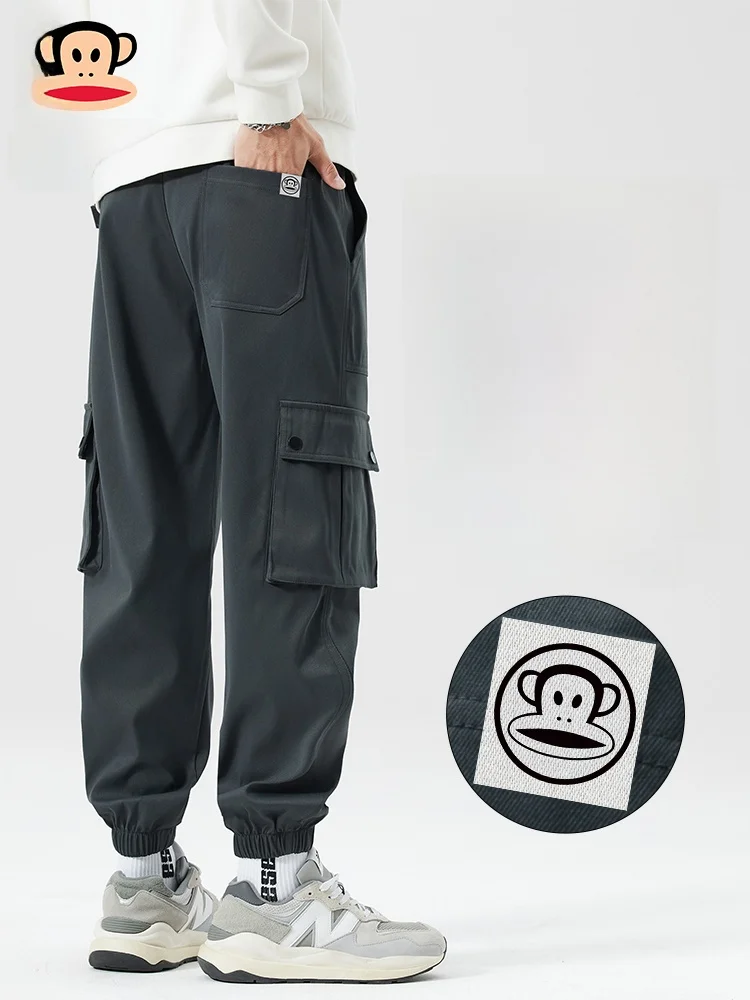 

PaulFrank Loose Casual Cargo Pants Men's American Sle Spring Trendy Brand Loose Leisure Sports Trousers Youth Active Sle