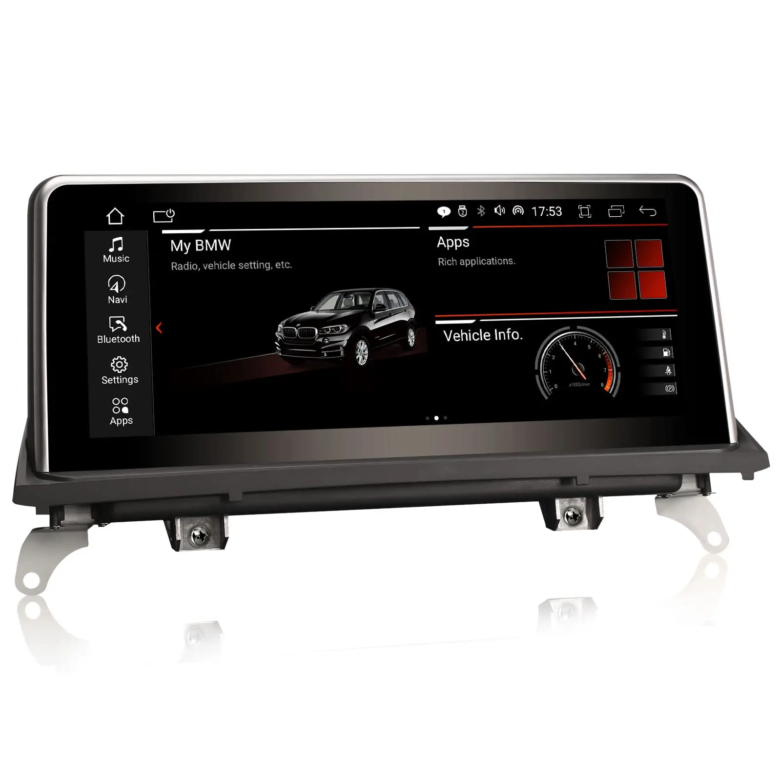 

10.25’ Android Car Radio GPS Navigation for BMW X5 E70 X6 E71 CIC System, CarPlay Android Auto, iDrive,OEM Bluetooth WiFi 4+64G