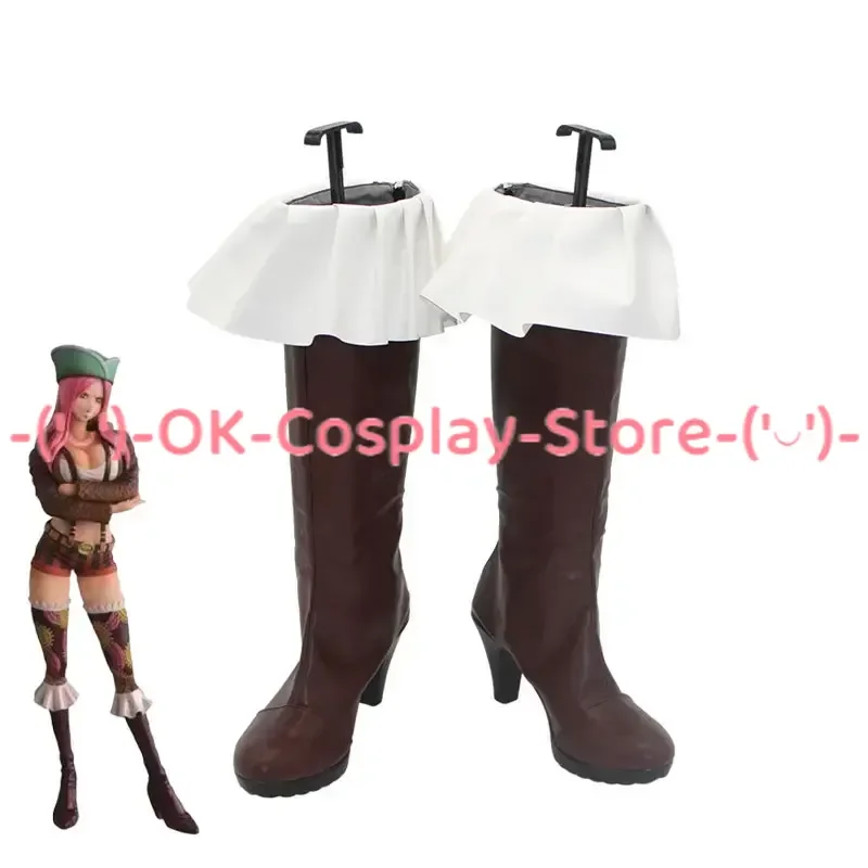 Jewelry Bonney Cosplay Shoes Halloween Carnival Boots PU Shoes Cosplay Props Custom Made