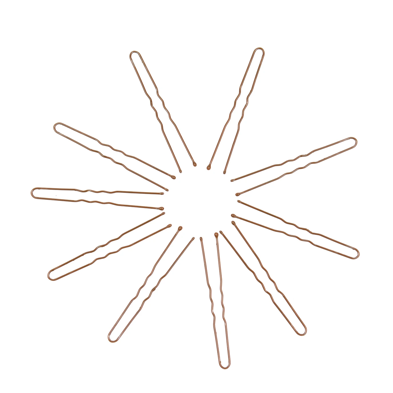 100Pcs U Shaped Hair Pins Hair Bun Pins for Women Girls Styling Hair ( 2.4 Inch, Black /Brown/Gold)