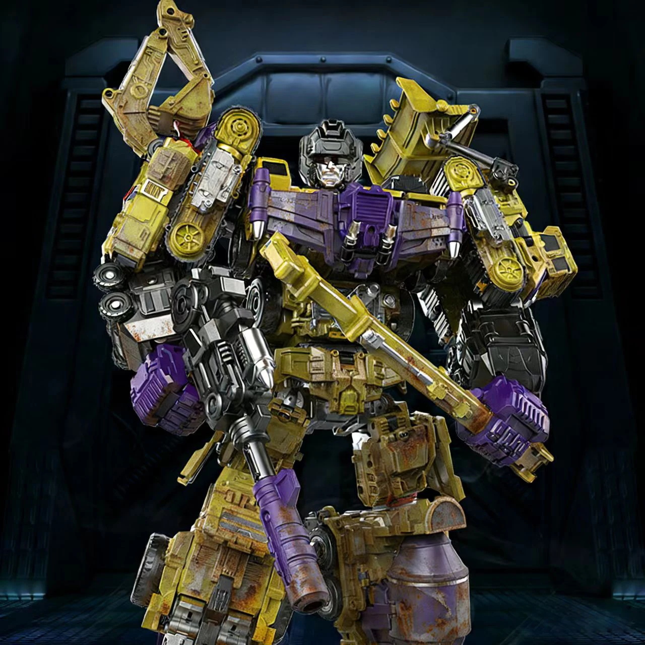 puissant-robot-de-construction-god-kong-jouet-robuste-combinaison-six-en-un-modele-de-collection-tigre-excavateur-figurine-d'action