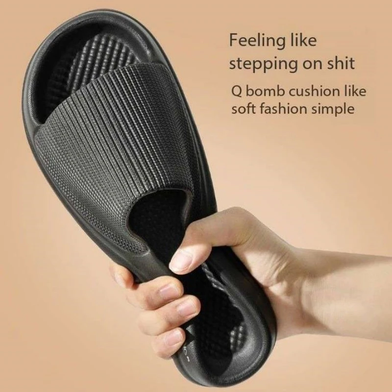 Female home Slippers indoor guest spring summer non-slip silent no smelly feet couple bathroom bath male