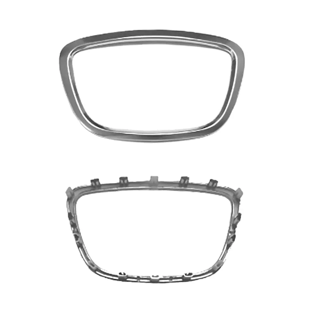 16 Pin For Audi A6 C7 A7 A8 D4 ABS Chrome Car Steering Wheel Frame Trim Cover Replacement Protector Interior Car Accessories