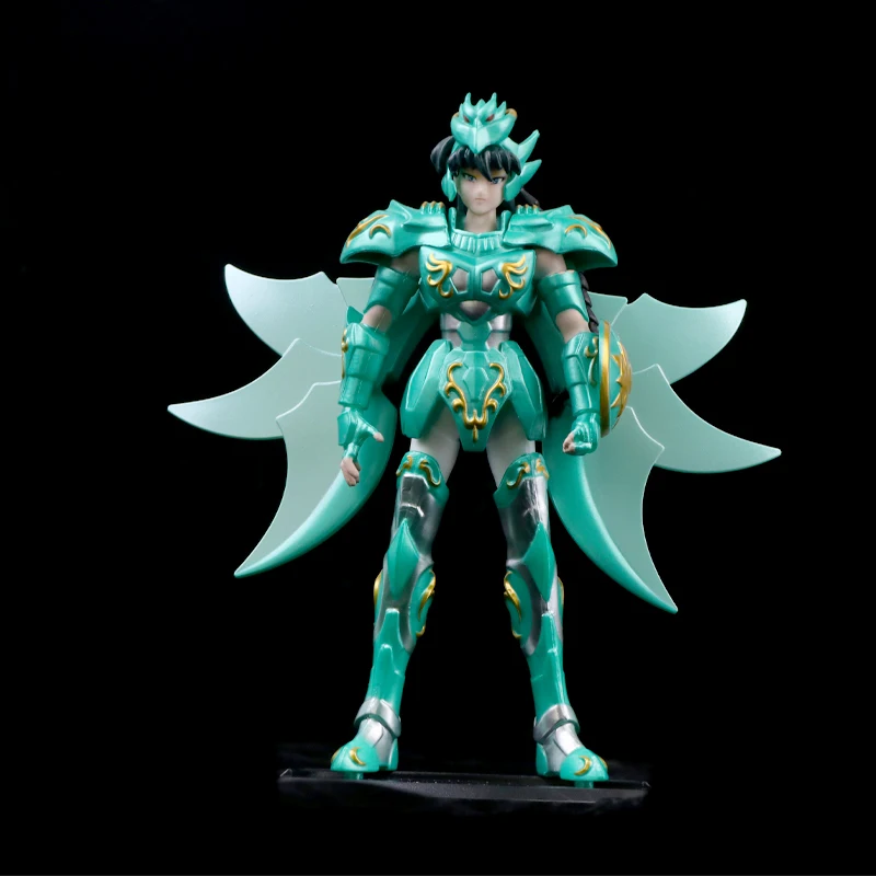 19cm Anime Saint Seiya Shiryuu Hyoga Shun Ikki Phoenix Figur Action figuren Ritter von Tierkreis figuren tolles Spielzeug Saint Seiya