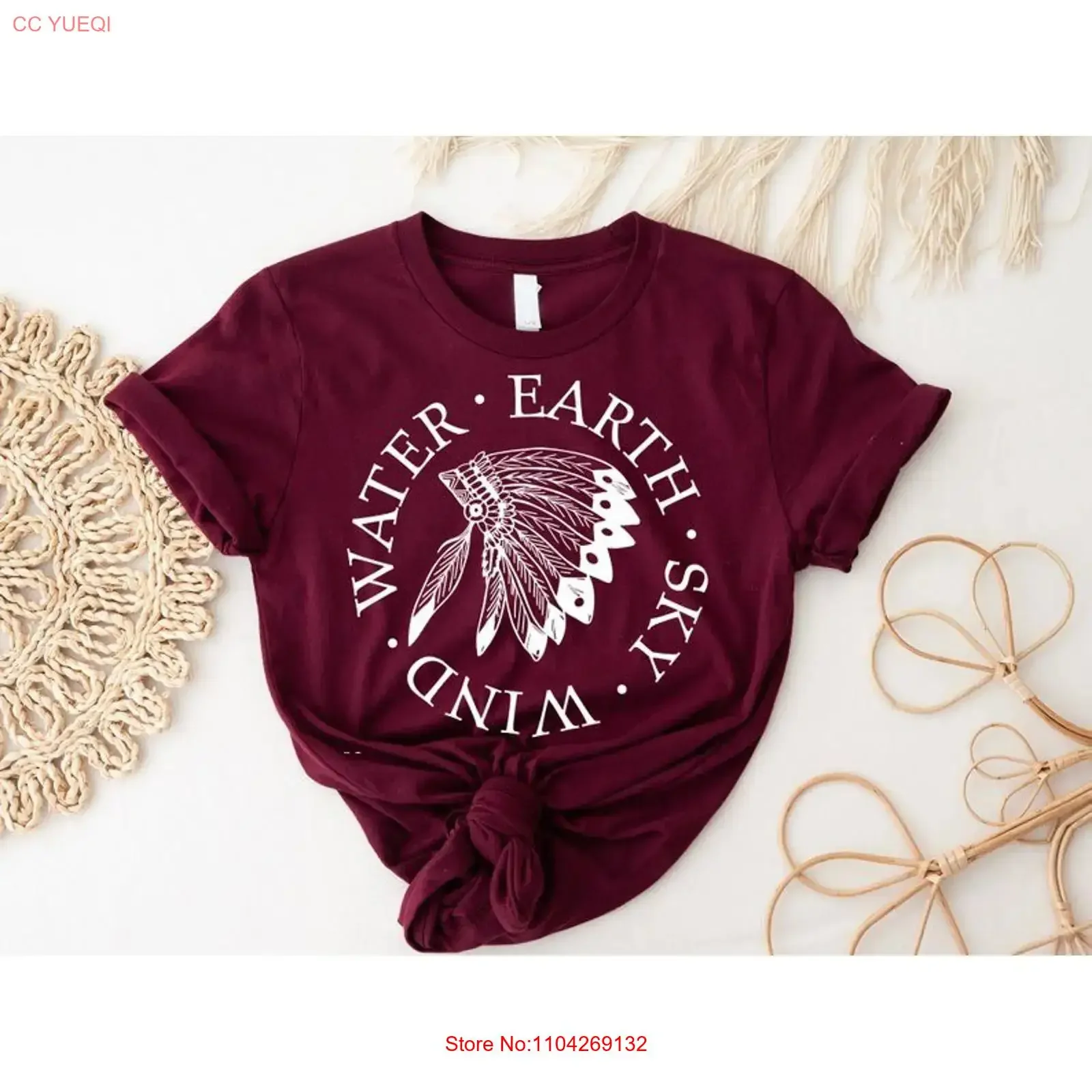 Indigenous shirt repeated word Proud Mel vintage Washed Comfortable Slightly Casual Unisex streetwear fashion Stylish Soft