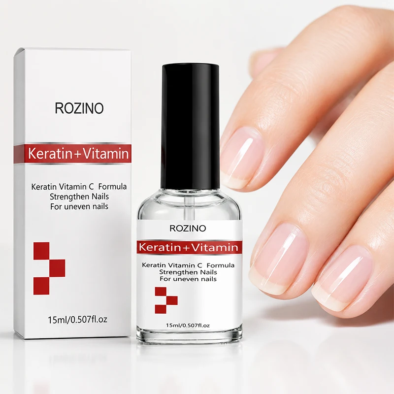 Nail Care Essence Strengthening Oil, Rich in Keratin, Specially Designed for Soft, Brittle, and Easy-To-Peel Nails, Effectively Prevents Nail Pieces from Breaking and Falling Off, and Strengthens Nails