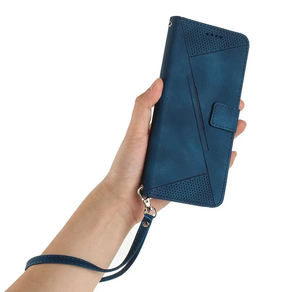 Flip Wallet Case für Redmi Note 13 Pro Plus 12 12s 14c 13c 12c Xiaomi Poco X6 Pro X5 F6 M6 Pro 5G F6 C65 Magnet Lanyard Cover