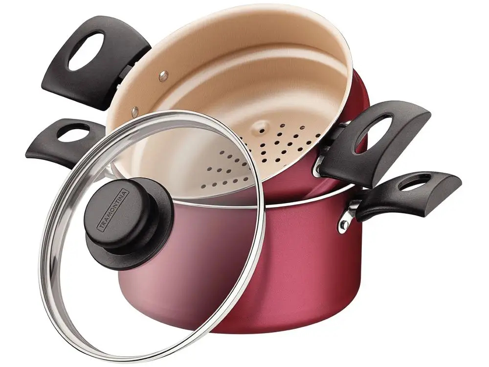 Tramon tina Couscous Tramon tina Aluminium Antihaft-Turin 1,8 l 16cm