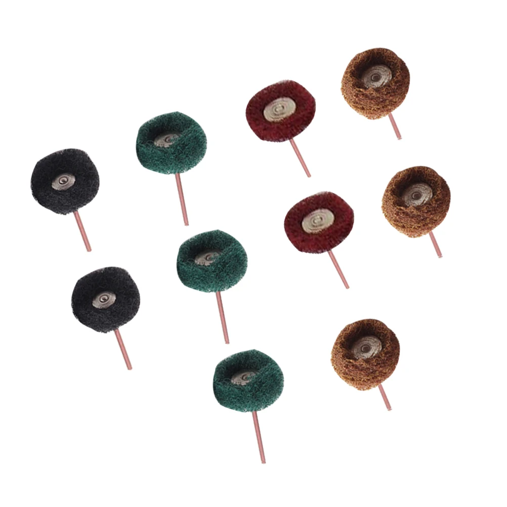 

40 Pcs 1 Inch Polishing Wheel 25mm Fiber Grinding Head for Drill Rotary Tool Metal Jewelry Buffing Small Area Rust Deburring