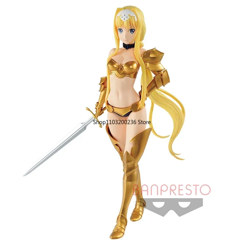 BANDAI Original EXQ Sword Art Online Alicization Figure Alice Bikini Armor Ver. Figurka kolekcjonerska Model zabawki dla chłopców