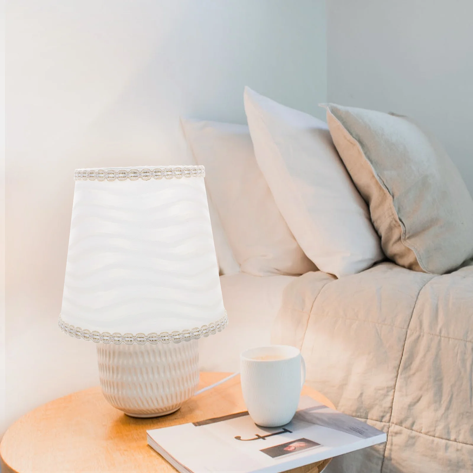 

Fabric Lampshade Ch Shades Household Light Cover Cloth Art Lampshade Multifunctional Pendant Table Lamp Floor