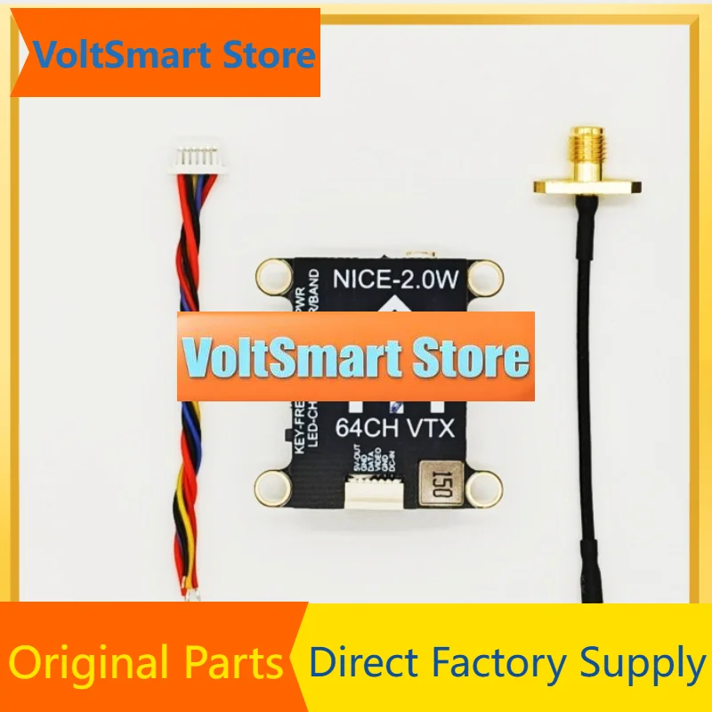 VoltS5.8G FPV Video Transmitter 2.5W High Power VTX For RC Drone Fixed Wing Aircraft Model Wireless Transmission