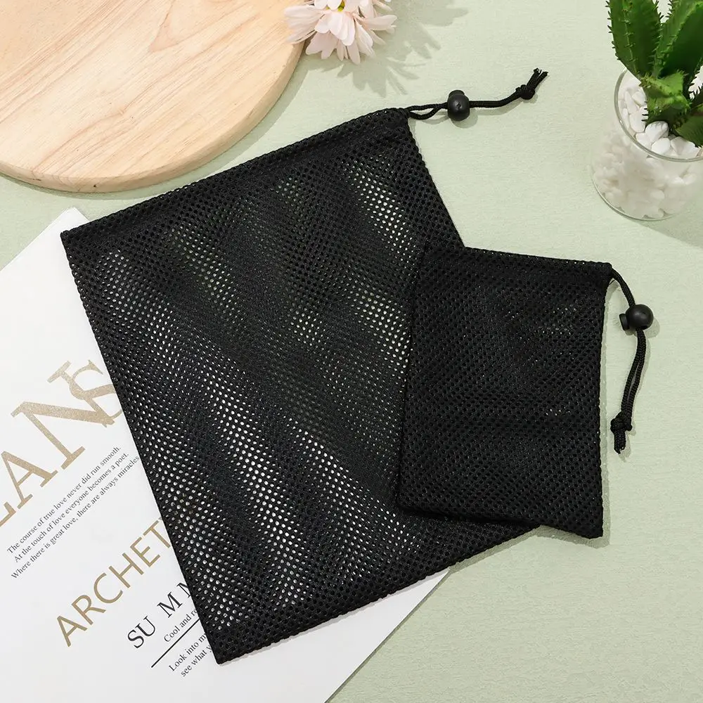 Durable Home Multi Purpose Laundry Bag Mesh Drawstring Bag Storage Bag Stuff Sack