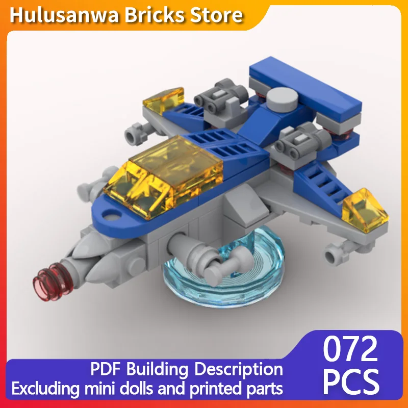 

Популярная игровая модель MOC, строительные кирпичи, космический истребитель, модульная технология, подарки, праздник, сборка, детские игрушки, костюм