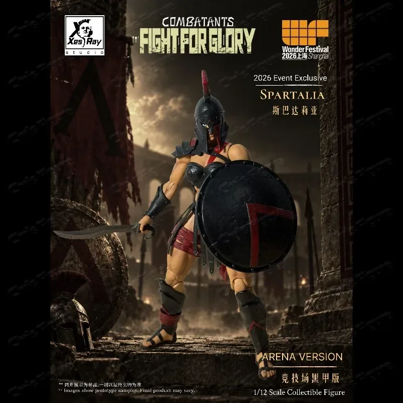 Pre-order Xesray Battle of Glory 1/12 WF Limited Edition Sparta Badalia Arena Mercenary Action Figure, Collectible Gift
