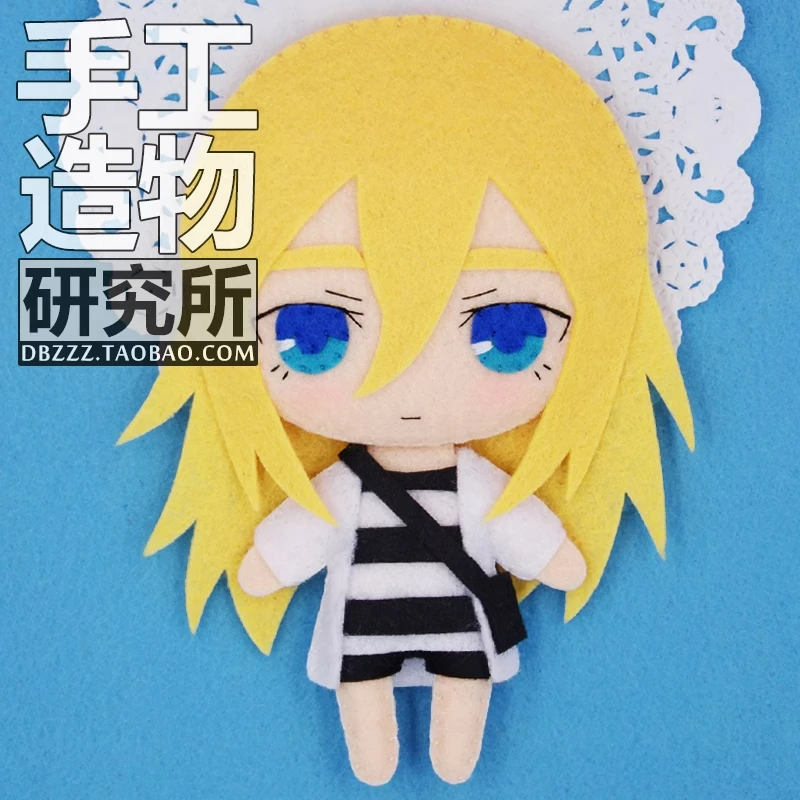 

Anime Angels Of Death Zack Rachel Gardner DIY Handmade Pendant Material Package Cosplay Accessories Cartoon Plush Keychain Decor