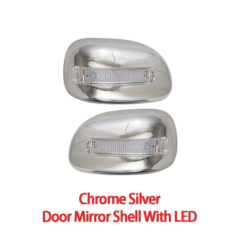 

Door Mirror Shell With LED For Toyota Avanza 2004 2005 2006 2007 2008 2009 2010 2011 Car Decoration Upgrade Rearview Accessories