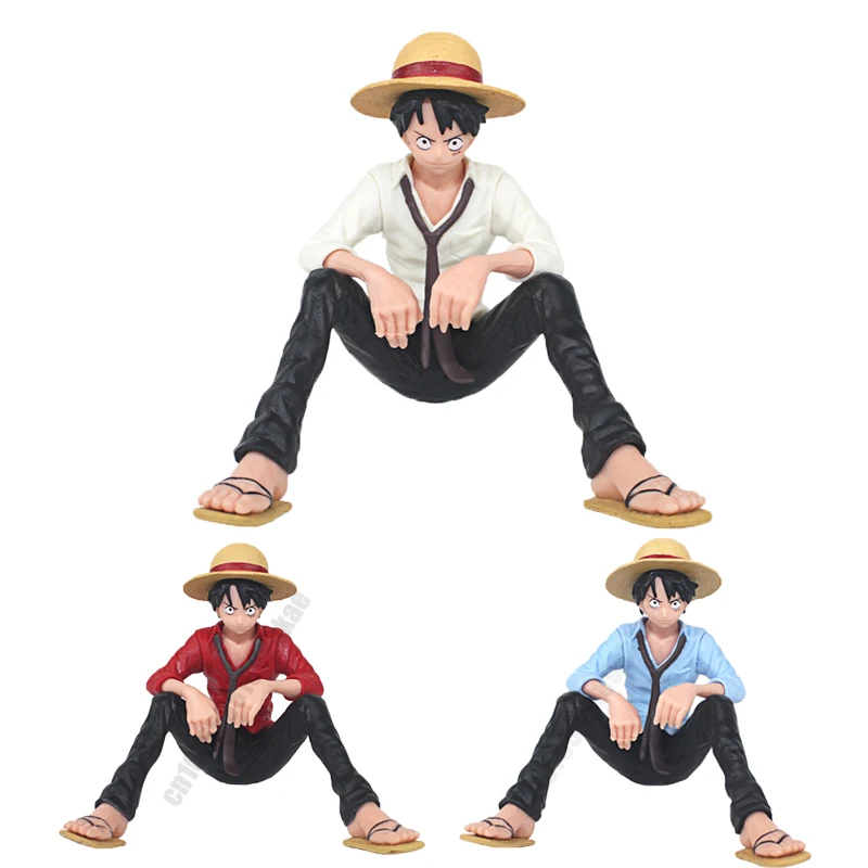 Neue Heiße 10 cm One Piece Anime Figur Selbstbewusstem Smiley Affe Luffy Form Gesicht Ändern Puppe Action Modell Weihnachten Geschenk Spielzeug kits